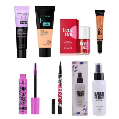 7 In 1 Makeup Deal Includes – Setting Spray, Bb Cream, Primer, Lip Tint, Concealer, Mascara And Eyeliner