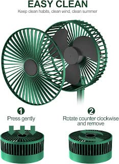 Portable Electric Mini Fan Foldable Telescopic fan with high Battery Life