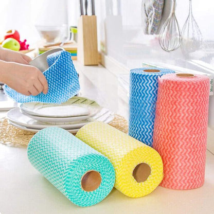 50 Sheet Roll Tissue Paper Cleaning Wipe