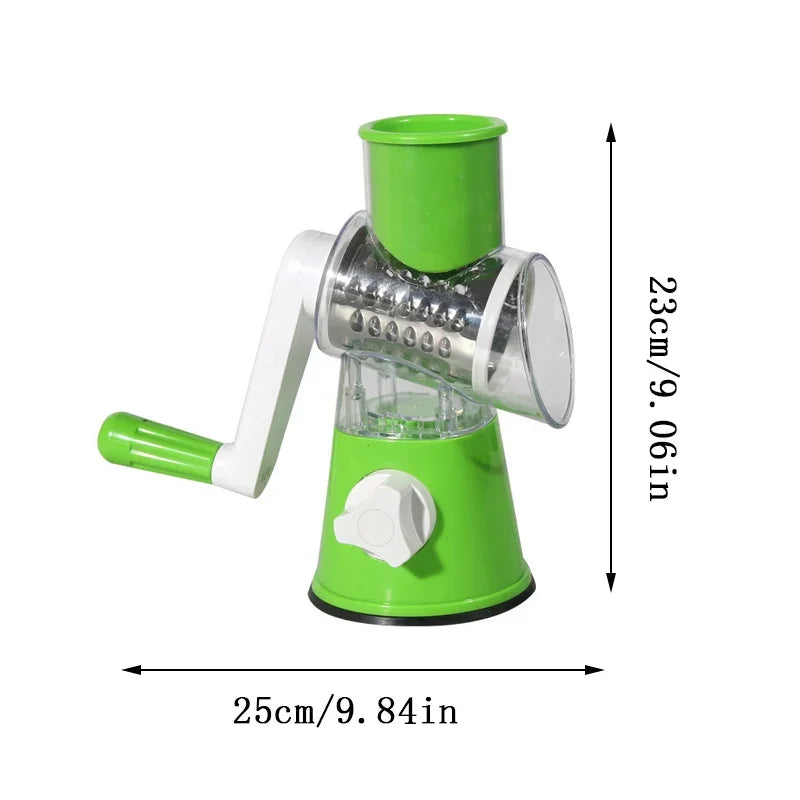 Multi-function 3 in 1 Drum Vegetable Cutter Slicer