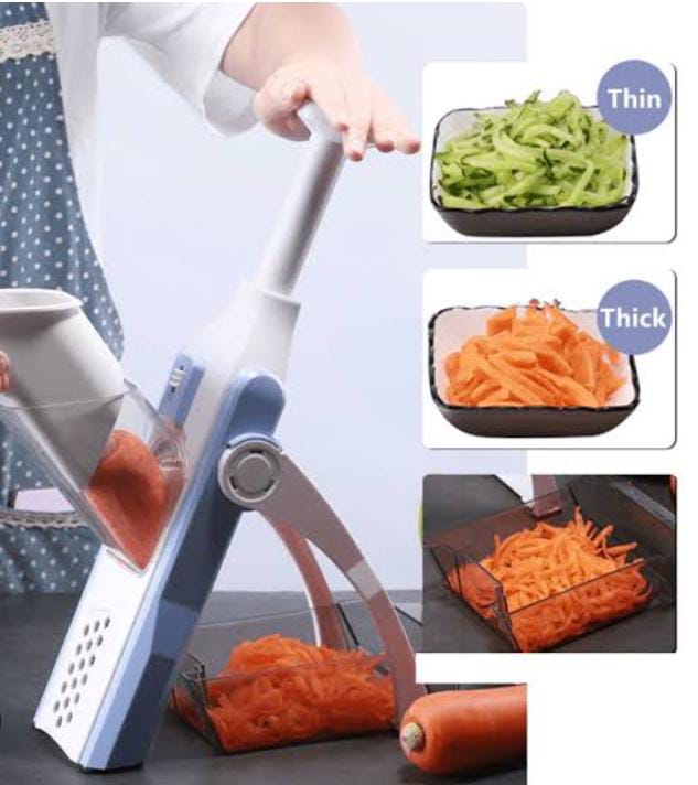 5 in 1 chopper mandoline slicer with dicing blade