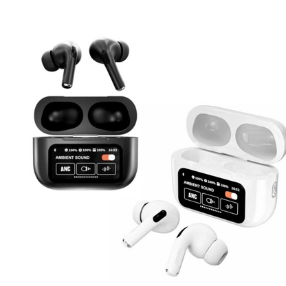 A9 Pro Earbuds Anc/enc Dauble Dark Tuch Screen Display Noise Reduction Wireless Earbuds For Android And iOS/air pods