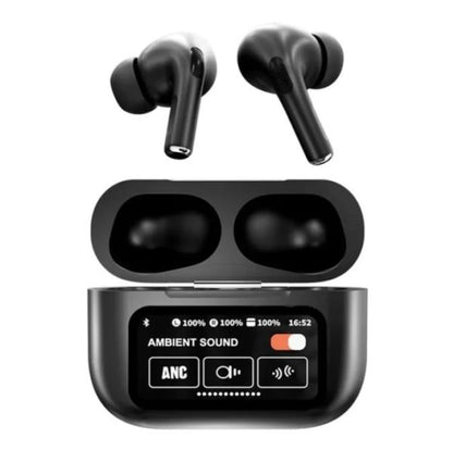 A9 Pro Earbuds Anc/enc Dauble Dark Tuch Screen Display Noise Reduction Wireless Earbuds For Android And iOS/air pods