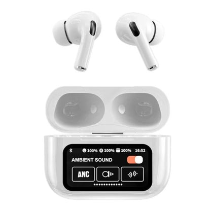 A9 Pro Earbuds Anc/enc Dauble Dark Tuch Screen Display Noise Reduction Wireless Earbuds For Android And iOS/air pods