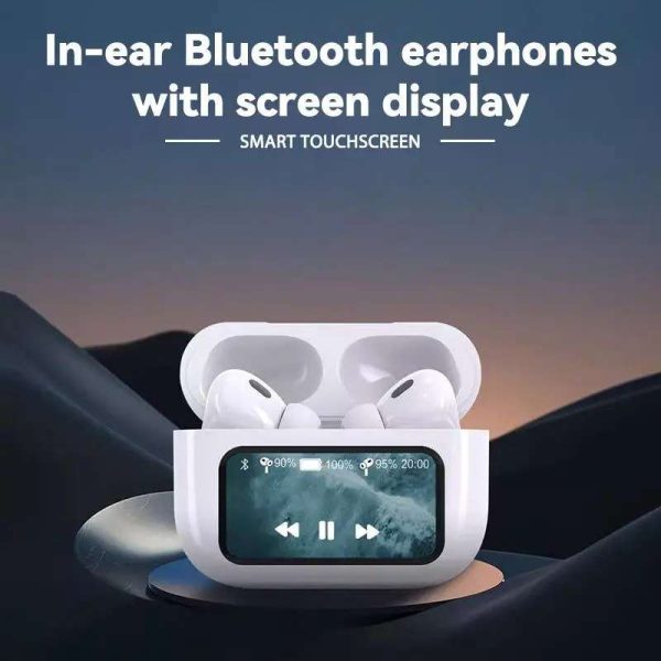 A9 Pro Earbuds Anc/enc Dauble Dark Tuch Screen Display Noise Reduction Wireless Earbuds For Android And iOS/air pods