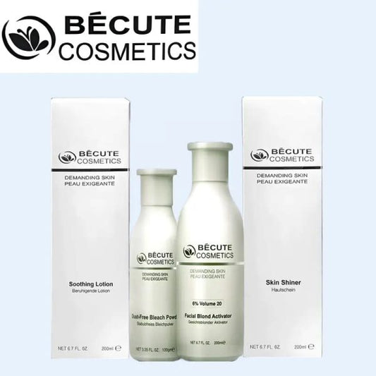 Becute Whitening & Brightening Skin Polisher With Activator – Volume 20% Activator (200ml) – Dust-free Blonder (100gm)