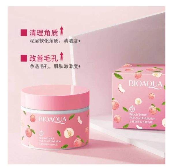 Bioaqua Peach Extract Fruit Acid Exfoliating Face Gel Cream 140g