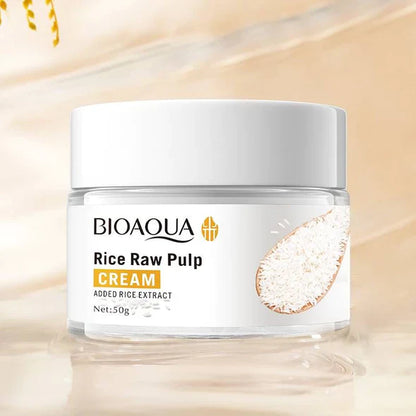 Bioaqua Rice Raw Pulp Facial Cream – Moisturizing Face Cream 50g