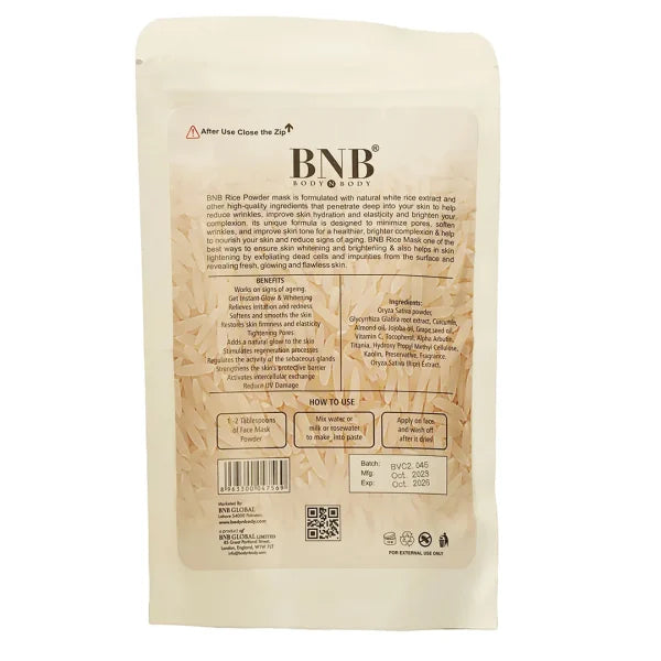 Bnb Rice Extract Mask 120 Gm