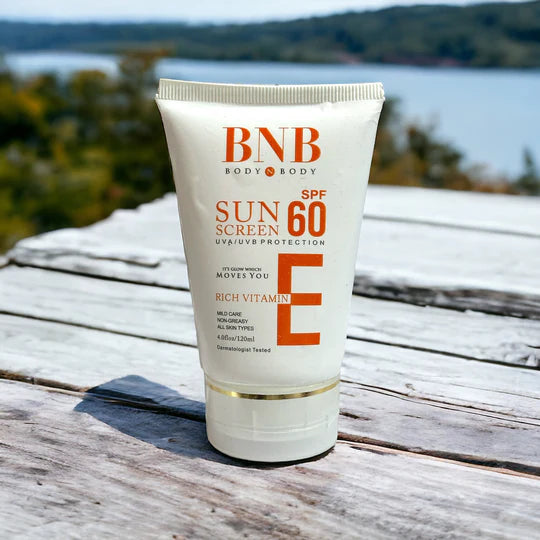 Bnb Sun Screen Spf-60 Vitamin E, ( 120 Ml )