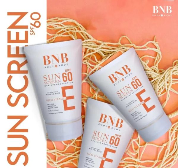 Bnb Sun Screen Spf-60 Vitamin E, ( 120 Ml )