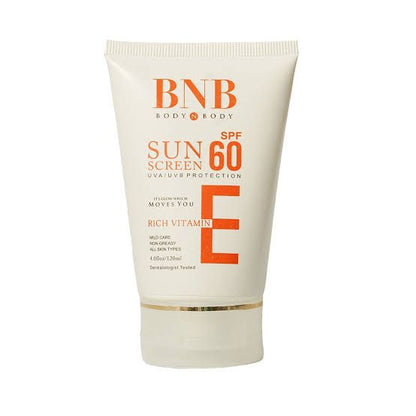 Bnb Sun Screen Spf-60 Vitamin E, ( 120 Ml )