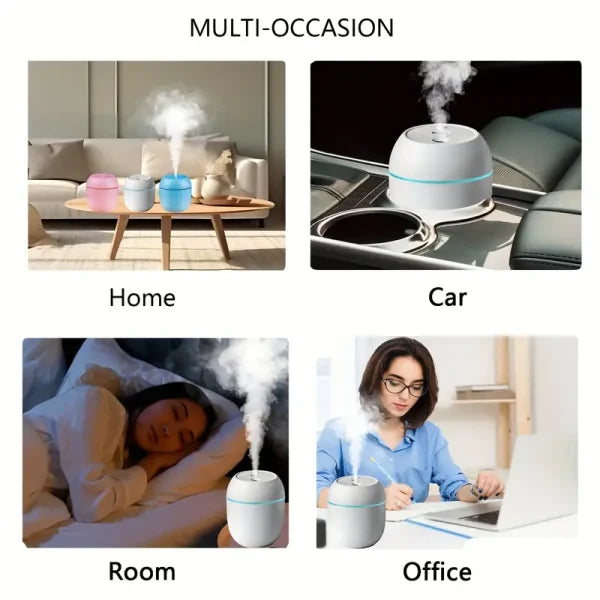 Humidier With Warm Led Outline Usb Portable Air Humidifier