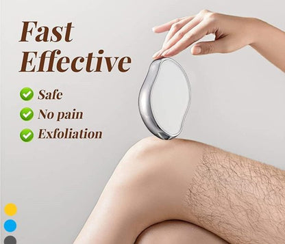 Magic Crystal Hair Remover Bleame Crystal Hair Eraser – Painless Exfoliation Hair Removal Tool For Arms Legs Back