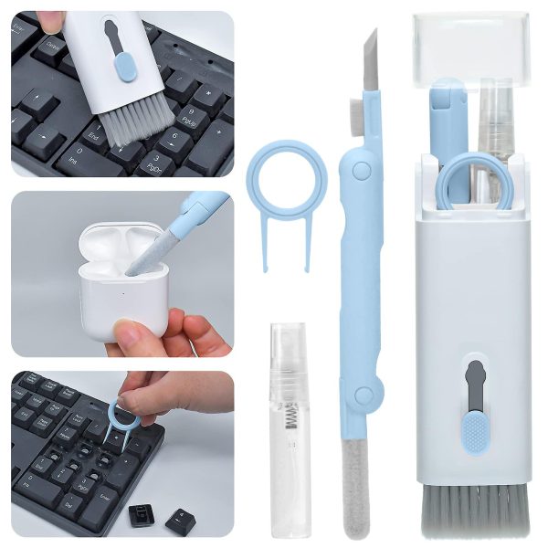 New Headset 7 In 1 Kit Scalable Keyboard Cleaner Brush Earphone Cleaning Pen Cleaner