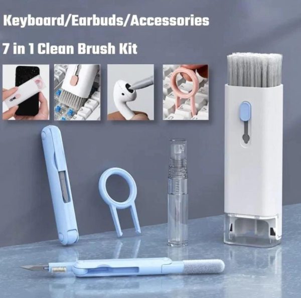 New Headset 7 In 1 Kit Scalable Keyboard Cleaner Brush Earphone Cleaning Pen Cleaner