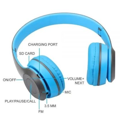 P47 Wireless Headphones Invincible Ultra Small Bluetooth Headset For Gaming (random Color)