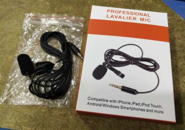 Professional Lavalier Mic 3.5mm Suitable For Mobile Phones Iphone And Other Devices