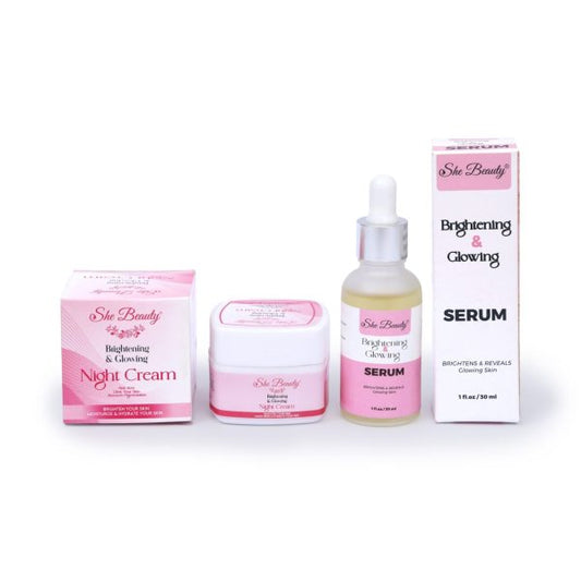 She Beauty Dual Deal Whitening Serum With Night Cream