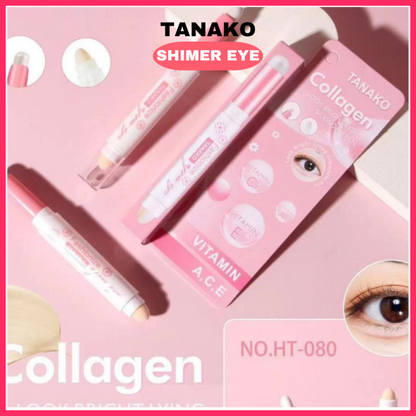 Tanako Collagen Bright Vitamin-e Highlighter Silkworm Pen